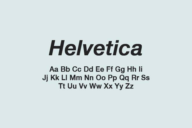 Шрифт helvetica regular